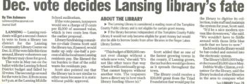 December Vote Decides Lansing Library’s Fate