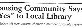 Lansing Community Says “Yes” to Local Library