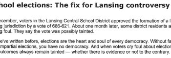 School Elections: The Fix for Lansing Controversy