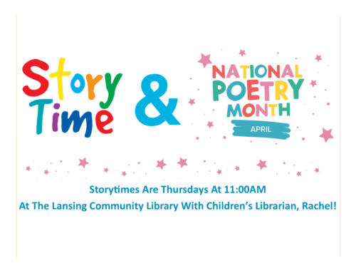 Storytime Celebrates National Poetry Month