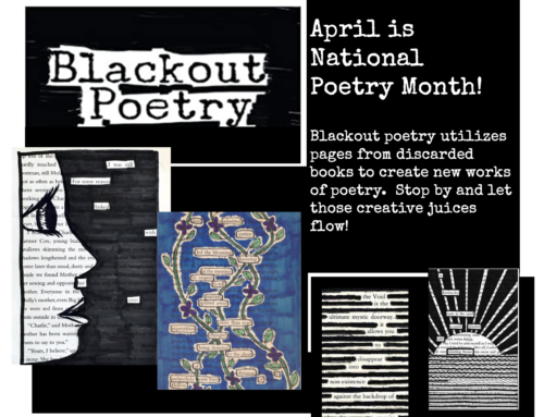 Blackout Poetry Station