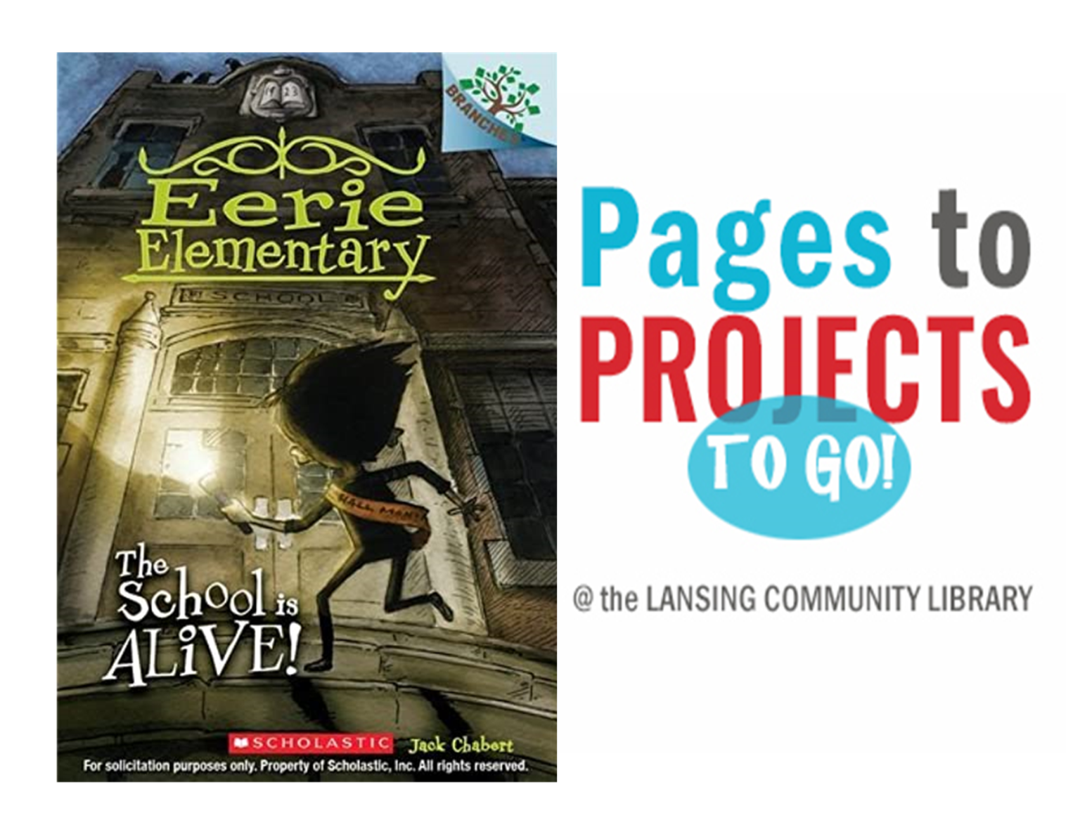 Pages to Projects: Eerie Elementary - The School is Alive - Lansing 