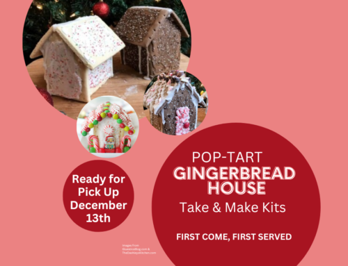 We have more Pop-Tart Gingerbread House Kits Ready for Pick Up!