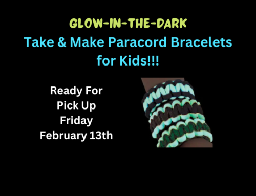 CHANGE IN PICK UP DATE! Glow-In-The-Dark Paracord Bracelets