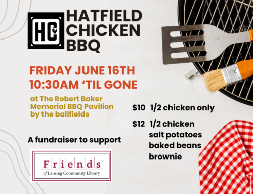 Chicken BBQ Tomorrow – Friends’ of the Library Fundraiser