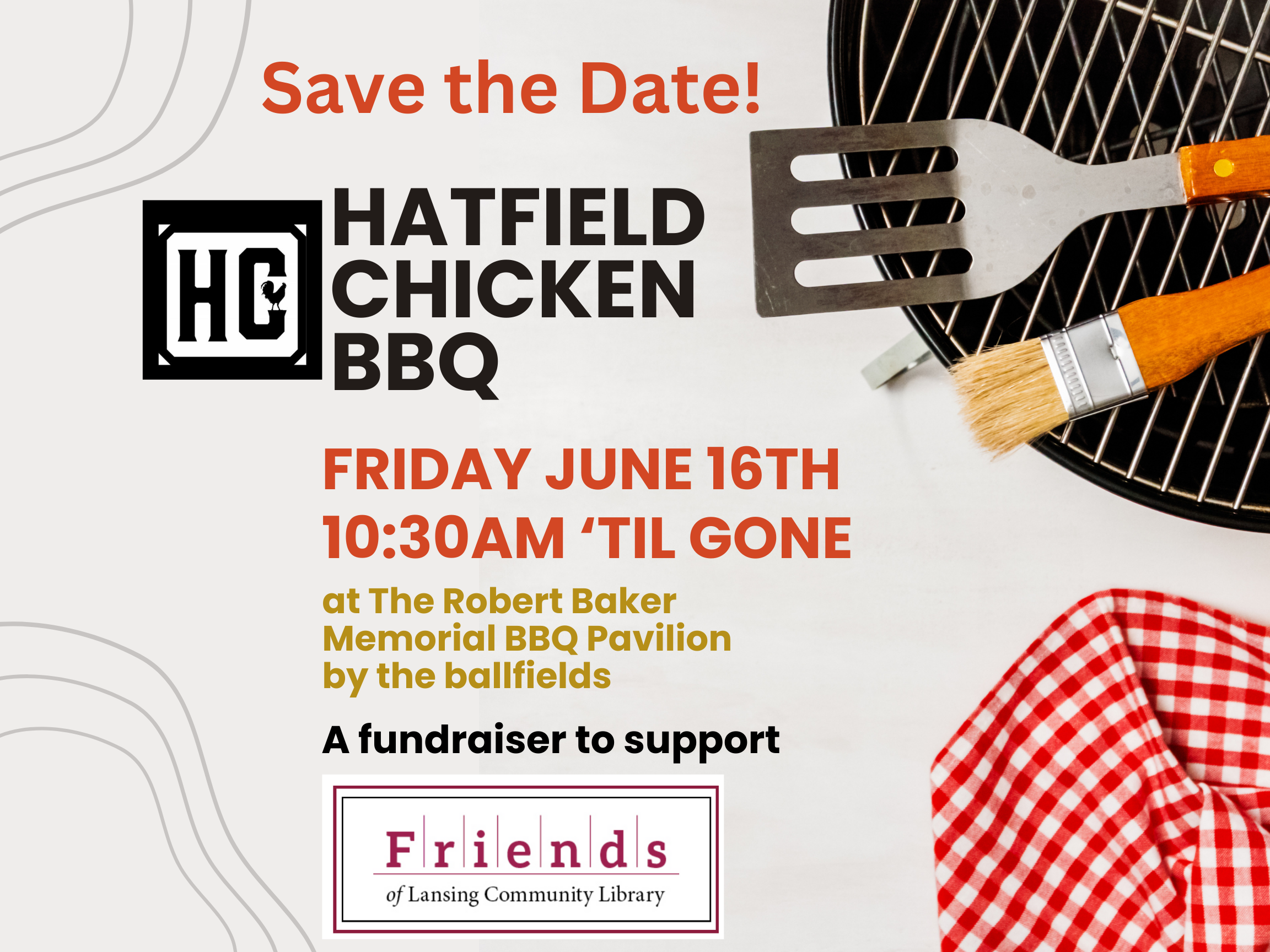 friends bbq june 16 2023 (Poster (Double-Sided Landscape))