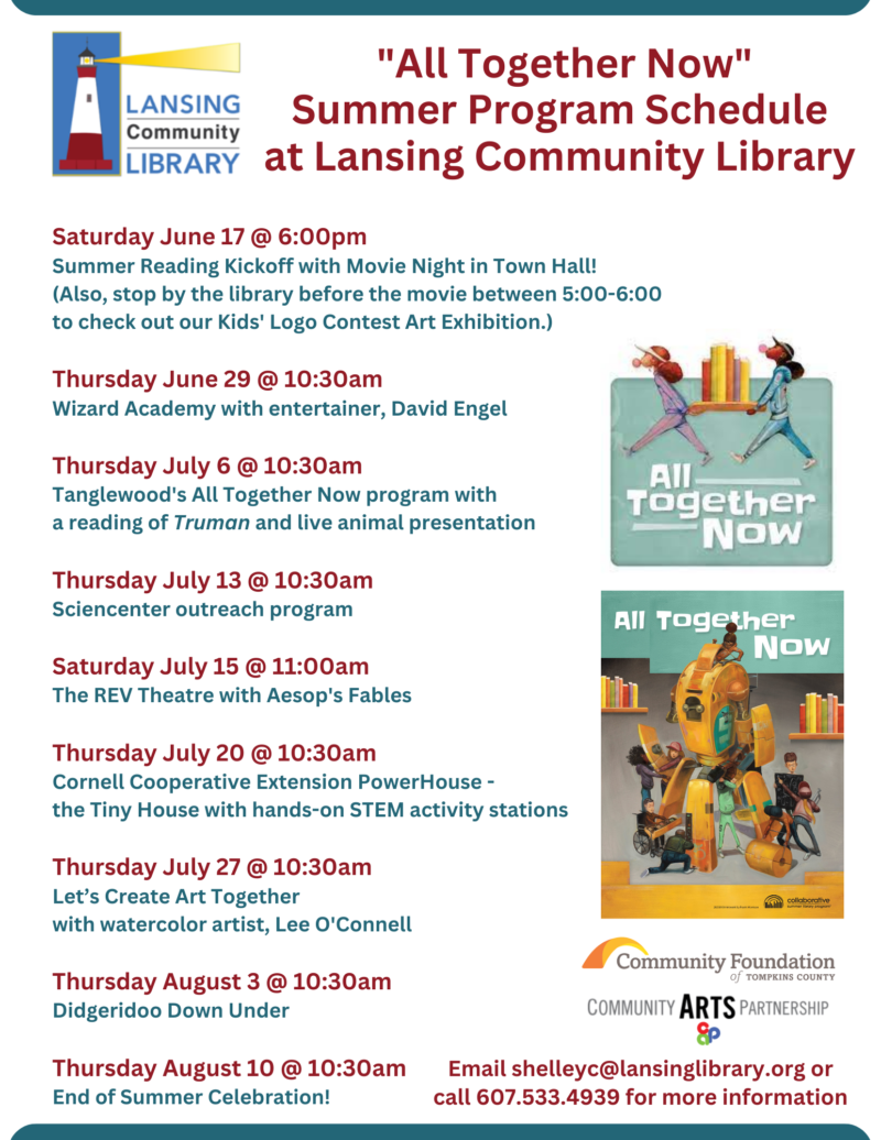 Summer Reading 2023 All Together Now Lansing Community Library