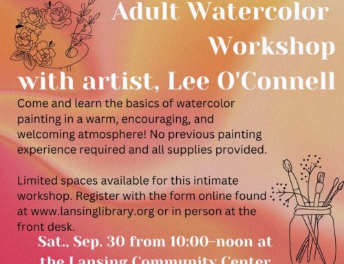 Adult Watercolor Workshop with Lee O’Connell