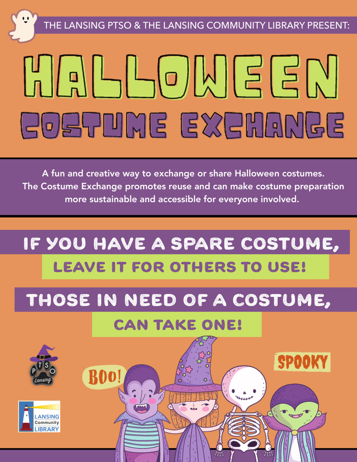 The Halloween Costume Exchange Lansing Community Library